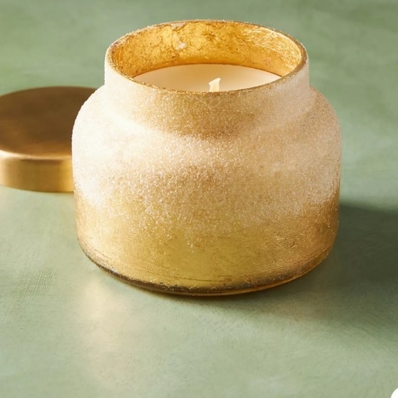 Anthropologie Other - NWT Anthro Volcano Capri Blue Mini Frosted Candle